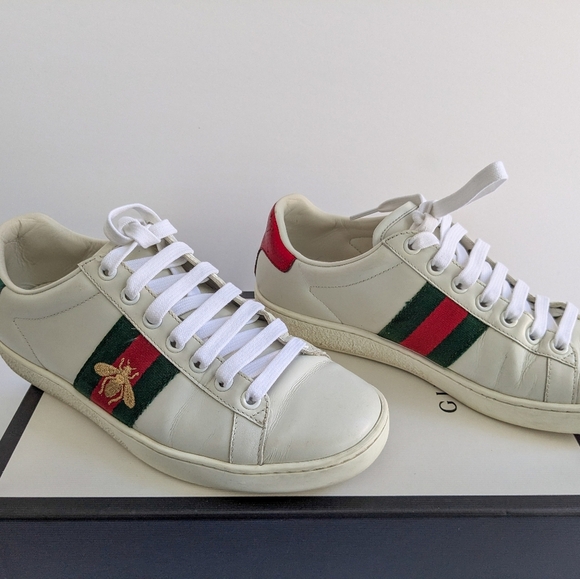 Gucci Ace Low Top Bee Sneakers EU 36 - Picture 4 of 14
